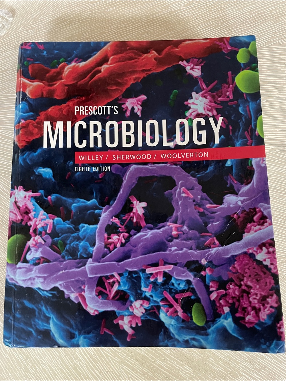McGraw-Hill Connect Microbiology Textbook - Blue Cover